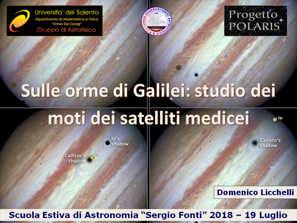 Scuola estiva di Astronomia "Sergio Fonti" 2018